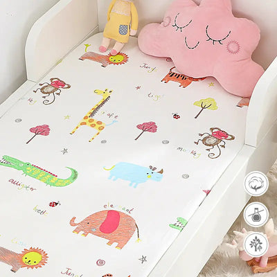 Baby Bed Sheet Newborn Twill Bed Cover Sheet Havenly Meadows