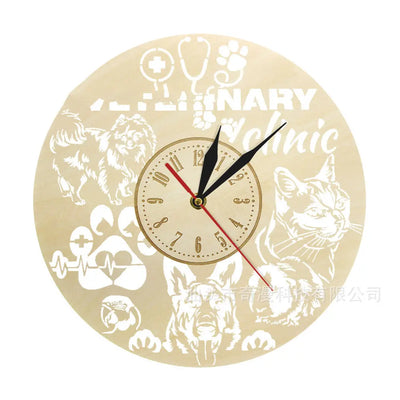 Wooden Wall Clock Modern Wall Clock Havenly Meadows