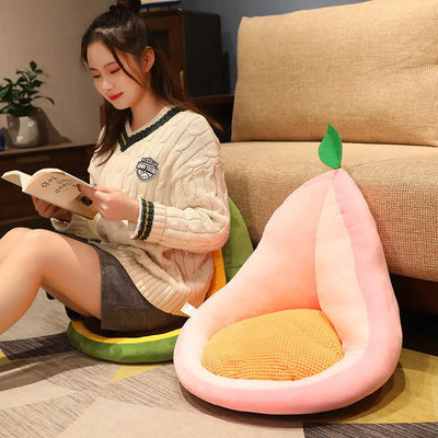 Avocado Carrot Pillow Toys Seat Cushion Havenly Meadows